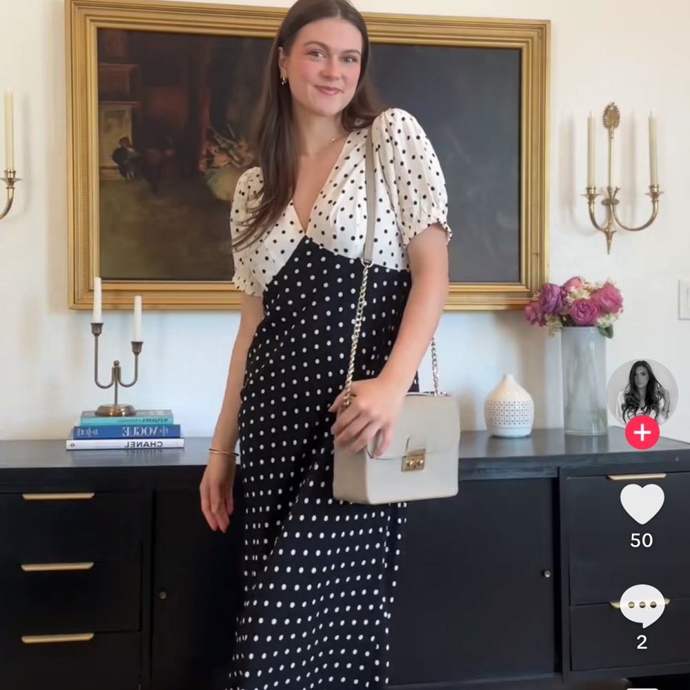 The viral rixo polka dot style dress